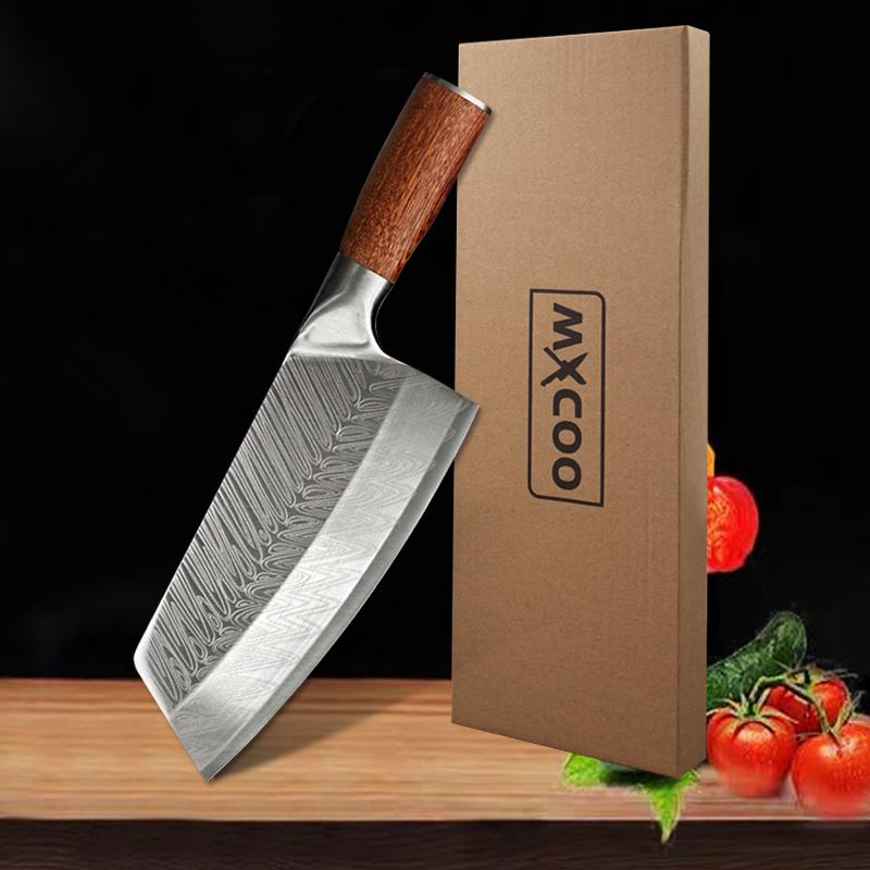 Japanese Chef Scissor Knife Set Professional Kitchen Knives Fruit Peeler and Chicken Bone Scissor Stainless Steel Butcher Knife