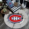 Montreal Canadiens2 Round Area Rug,Carpet Rug for Living Room Bedroom Sofa Playroom Decor,Non-slip Floor Mat