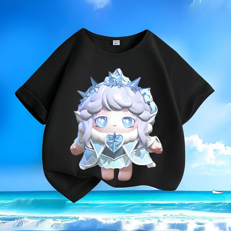 Children's Egg Doll Party Top, Summer Loose Top for Boys and Girls