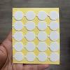 Pack of 20sheet Secure and Reliable Candle Wick Stickers Adhesive Heat Resistant Stickers Great for DIY Candle Making