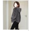 Ladies Cozy Fleece Hooded Coat Warm Casual Plush Outerwear