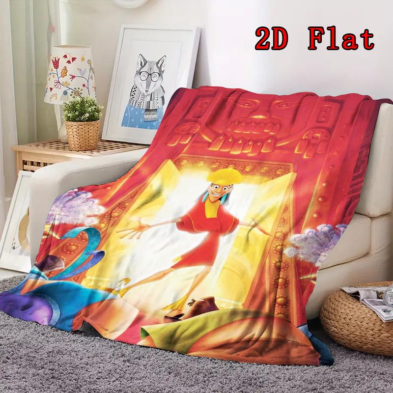 The Emperor's New Groove 2D Flat Pattern Flannel Blanket High Quality All Seasons Warmth and Comfort Perfect for Christmas Gifts.DMT0925193