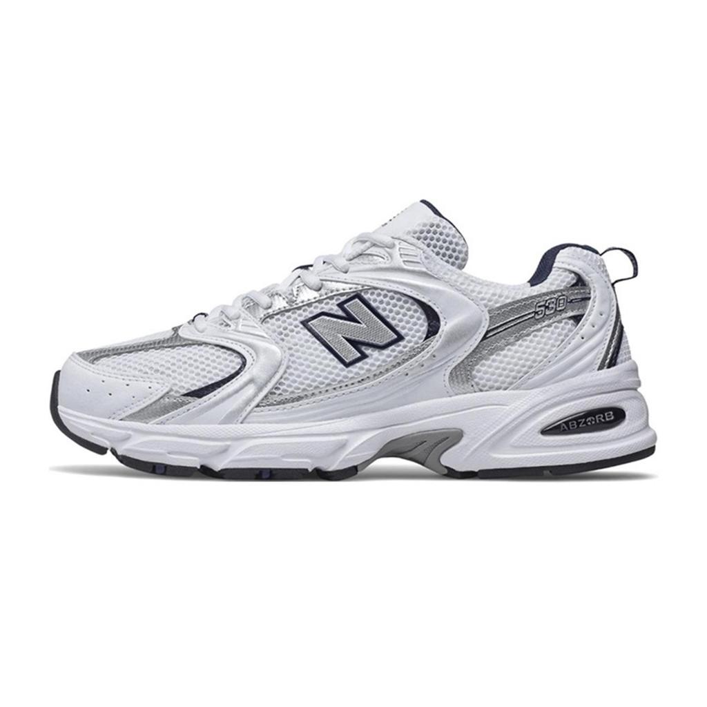 New Balance NB 530 Slip Resistant, Abrasion Resistant, Breathable Low top Running Shoes Unisex Silver MR530SG(Team348-)