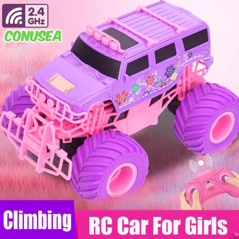 RC Offroad Truck Buggy Climbing Car Children's Electric Cars Remote  Radio Control Vehicle Trucks for Girls Kids Birthday Gifts