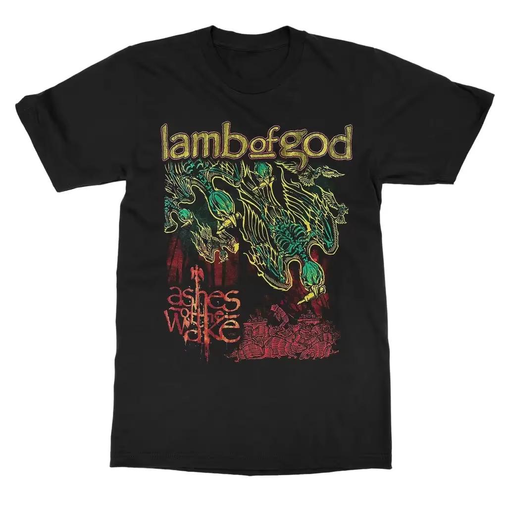 2026 T-shirt Grafica Classica Band Heavy Metal Lamb Of God Unisex Streetwear Moda Top Oversize Estate Nuova Maglietta