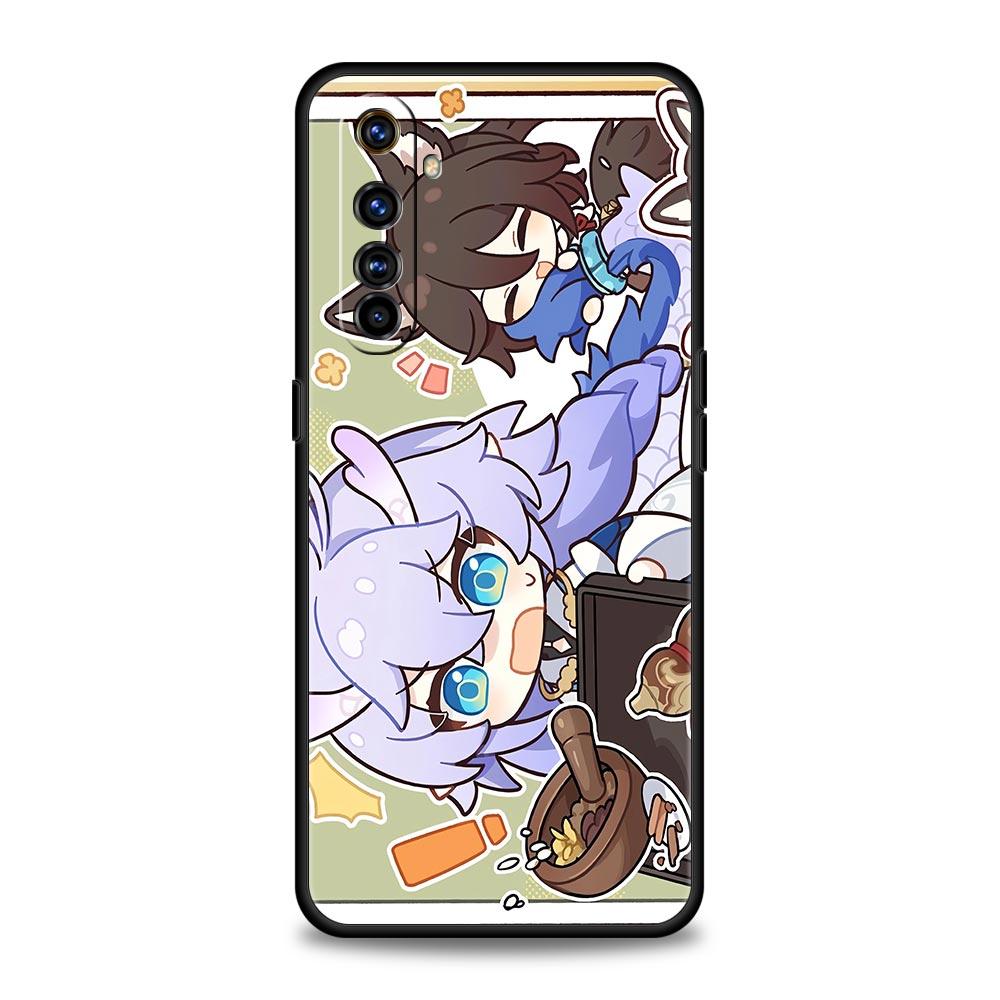For Realme GT Neo 2 3 3T 5 Phone Case 12 11 5G 10 9 8 5G 7 6 GT5 GT3 GT2 Pro C21 C11 C25 C35 Cover Game Honkai Star Rail Anime