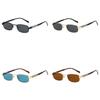 Geometric Metal Square Sunglasses Uv400 For Outdoor Activities And Fashion