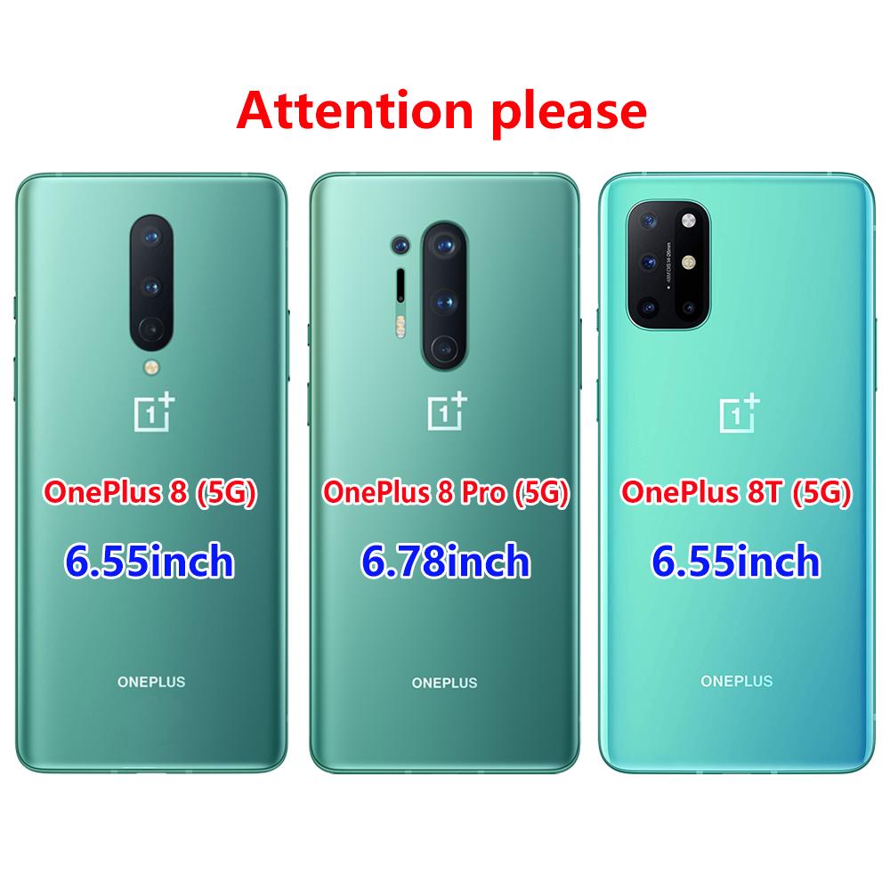 For OnePlus 8 Case For OnePlus 8 Pro Case For OnePlus 8T Case Silicon Phone Back Cover For One Plus 8 T 8Pro 5G Black Tpu Case