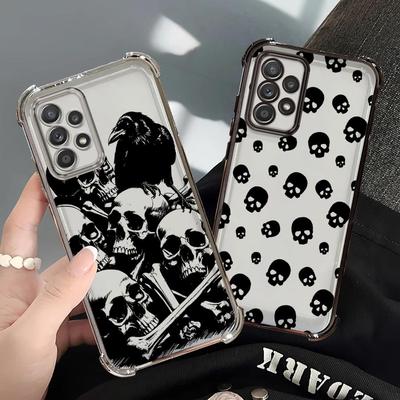 Skull Cool Soft Cover Case for Samsung Galaxy A24 A16 A33 A21s A15 A26 A13 A25 A35 A36 A52 A17