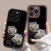 Rain and Dew Rose for iPhone17ProMax mobile phone case 17 Apple 16 matte 14/15 Premium 12 factory