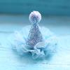 Glitter Birthday Hat Hair Accessory Shiny Star Decor Headwear for Kids Birthday Party Holiday Cosplay Dress Up Favors