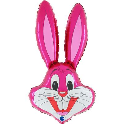 Pink Rabbit Foil Balloon - Grabo, 44X72 Cm