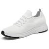 Fashion Summer Breathable Mesh Elevator Shoes for Men 7cm Invisible Height Increase Outdoor Black Sneakers Casual Soft Lightweight Shoes