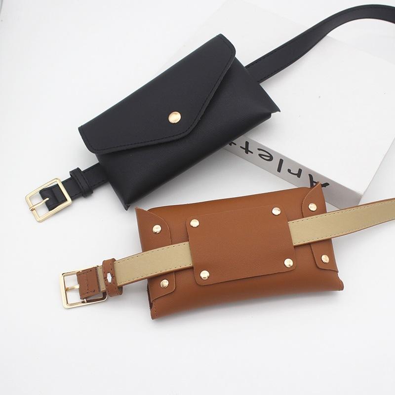 22 Women'S Belt Women'S Decorative Bag Belt Thin Mini Mobile Phone Key Small Waist Bag