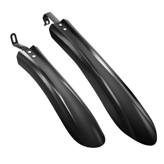1 Pair Bicycle Fender Lightweight Universal MTB Mountain Road Bike Front Rear Mud Splash Guard Mudflap Bike Replacement Accessories