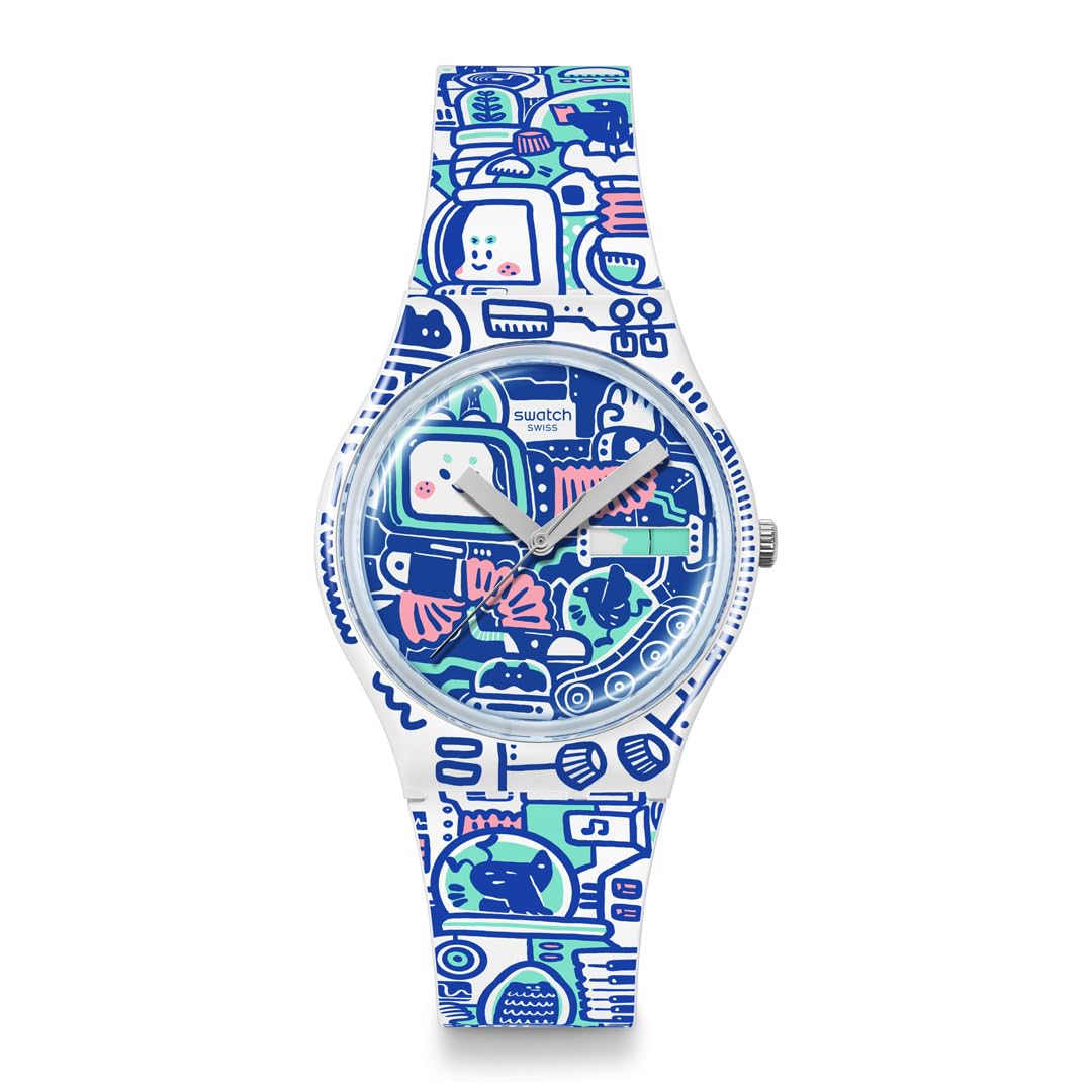 

[Swatch] Часы B-BOT SO28Z702 Белые