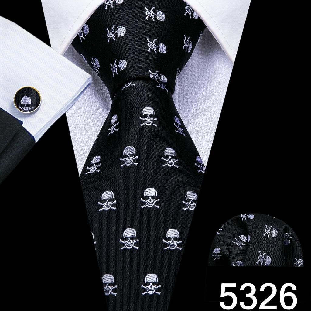 Designer Blue Ties for Men 10 Styles Necktie Pocket Square Cufflinks Set Wedding Dating Party