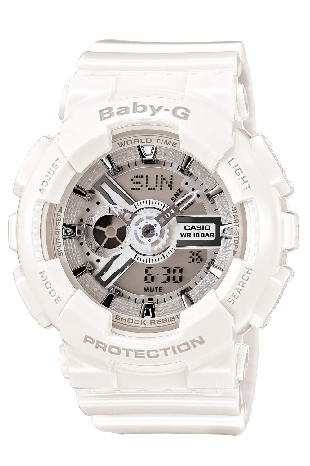 

Женские часы Casio Baby-G, Белые, BA-110-7A3JF