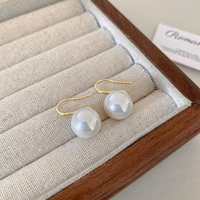 Fan Flower Bamboo Tassel Earrings Trend Ear Hook National Style Temperament High-end Earrings