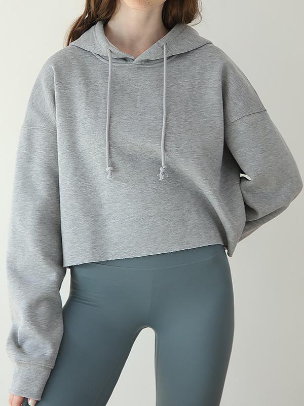 2024 Fall Women's Loose Short Hooded Sweatshirt - European & American Style