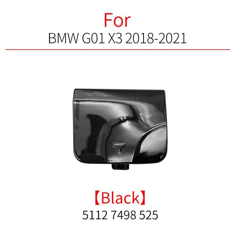For BMW G01 Car Rear Bumper Tow Hook Cover Cap Towing Eye Accessories For BMW X3 2018-2020 51127498525 51127953954 чёрный