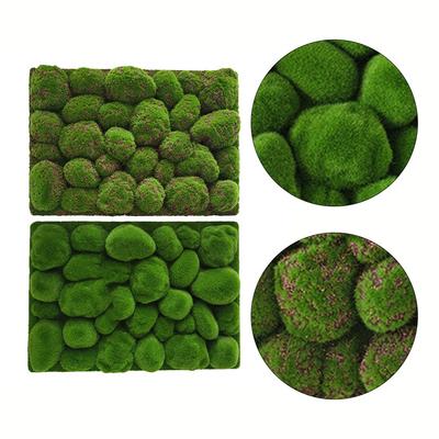 Parede de Fundo de Planta de Pedra Musgo Falso Parede de Fundo Flocagem