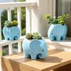 1/5x Elephant-Shaped Flower Pots Decorative Items for Living Room Tv Cabinets Mini Plant Pots Home Office Decoration Supplies