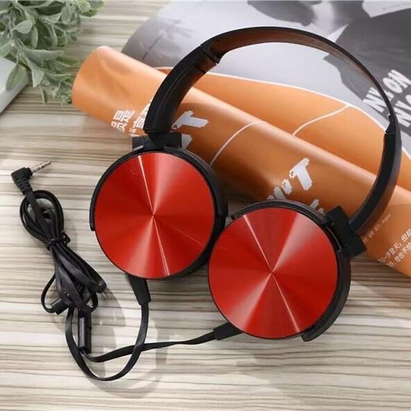 ERXUNG XB450 Wired Over-Ear Headphones with Mic