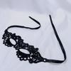 1pc Black Lace Eye Mask Halloween Masquerade Accessories Mask Half-face Mask For Women Makeup Party