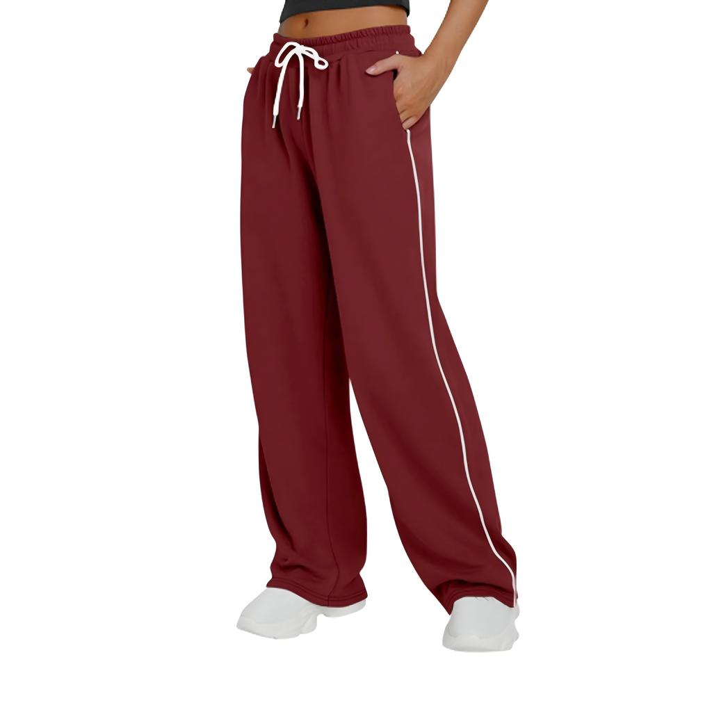 Women's High Waisted Drawstring Joggers, Casual Loose Fit for Everyday Wear
