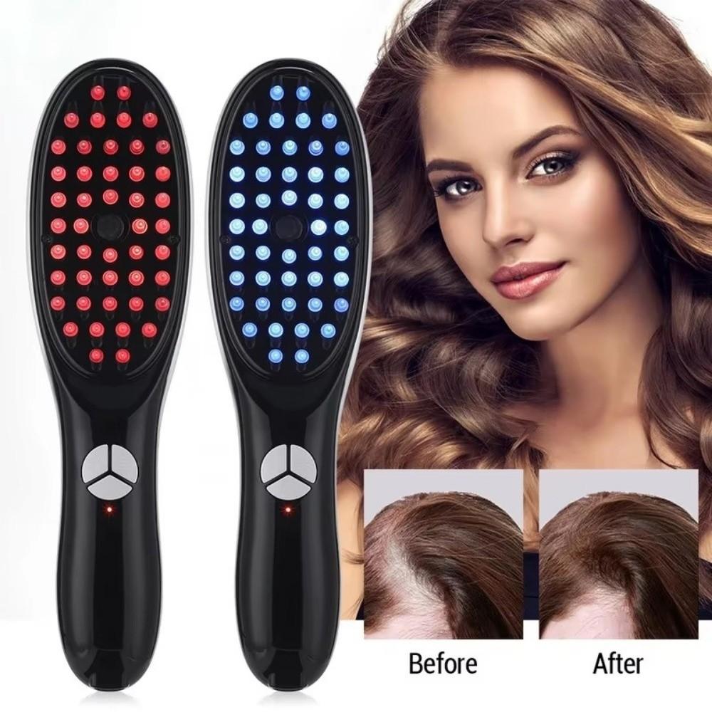 Red Light Blue Light Electric Hair Comb Spray Massage Comb Gift for Girlfriend