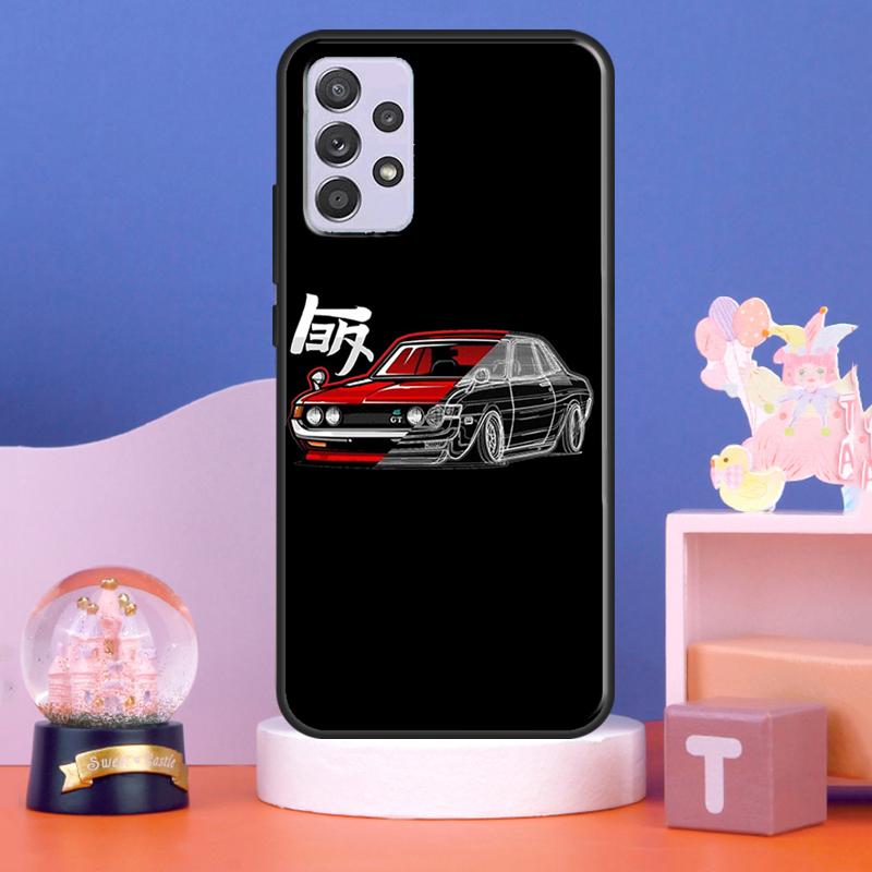 JDM Drift Car Case For Samsung Galaxy A56 A16 A26 A36 A55 A35 A15 A54 A34 A14 A52 A32 A12 A13 A33 A53 A17