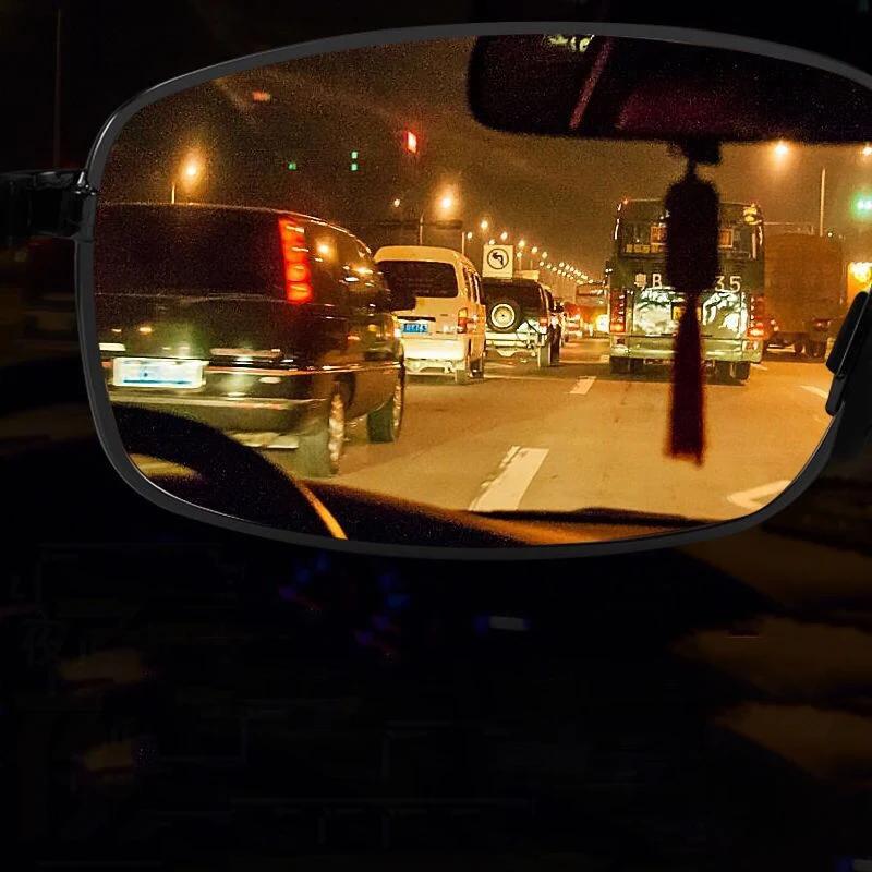 Professional Night Vision Driving Glasses - Anti-Glare UV Protection Sunglasses for Car, Motorcycle, and Bike Riders