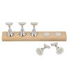 Magnetic Nail Display Stand Log Alloy DIY Training Fingernail Display Holder for Beauty Salon