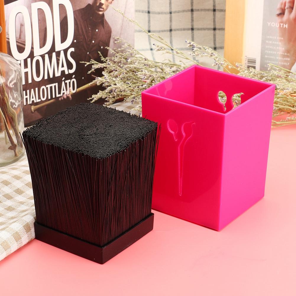 Scissor Stand Professional Hairdressing Clip Holder Storage Box Salon Hairdresser Tool Rose Red