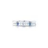 & Co.. Buchstaben gravierter Edelstein eingelegter Sterling Silber Ring Unisex Ringe GRP09627
