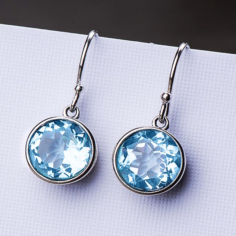 

Huitan Фантазийные серьги-капли из цинкового сплава цвета с круглым синим кубическим цирконием для леди, свадебная вечеринка, повседневные элегантные аксессуары, циркон