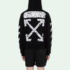 Off-White Ss20 Series Arrow Print Loose Hoodie For Autumn Men Hoodie Black OMBB037S20E300031088