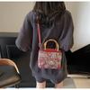 Chinese Vegetable Basket Bag New Light Luxury Niche High-end Sense Portable Bucket Bag Commuter Messenger Bag