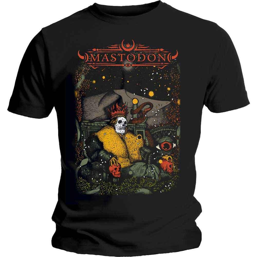 Mastodon T Seated Sovereign Band Logo new Official Mens Black Unisex T-Shirt XL