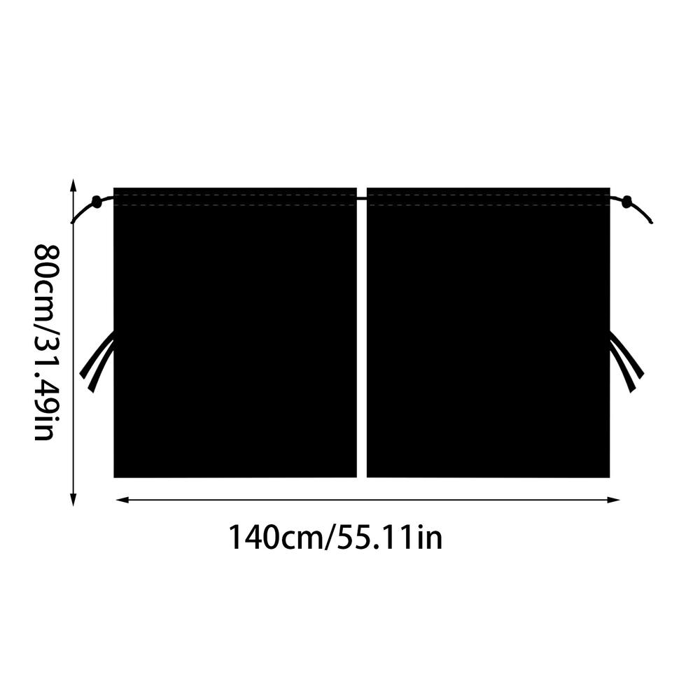 

Car Divider Curtains Travel Privacy Protection Car Sleeping Curtains 2-Piece Removable Car Accessories 2-Piece Blackout Curtains