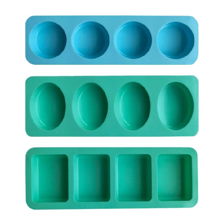 Handmade Round Soap Mold DIY Lotion Shampoo Bar Soap Making Silicone Moulds Gift