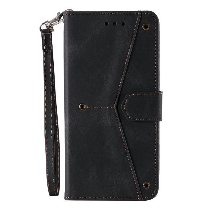 Étui portefeuille pour Samsung Galaxy A16 (4G &amp; 5G) - Coque rabat - Support intégré - Noir