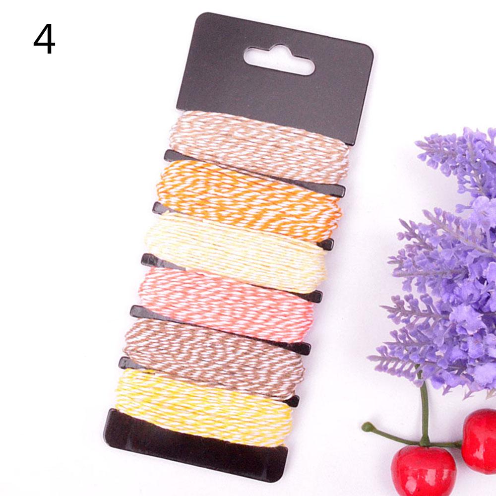 

Украшение Штампы Свадьба День рождения Вечеринка Сделай сам Швейные шнуры Скрапбукинг Хлопковая веревка Бечевка пекаря 4