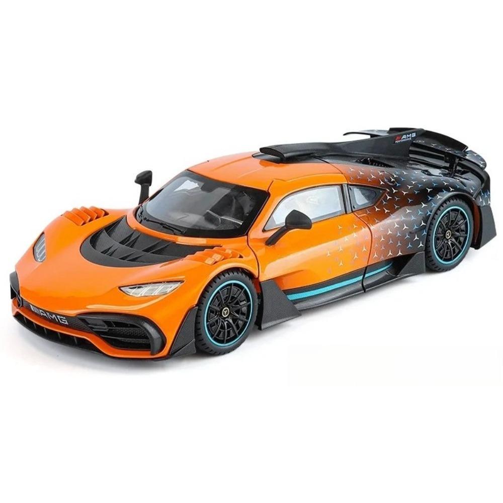 1/18 BENZ AMG ONE Alloy Super Sports Car Model Sound and Light Boy Toy Car Model Figure Birthday Gift Collection Desk Decoration