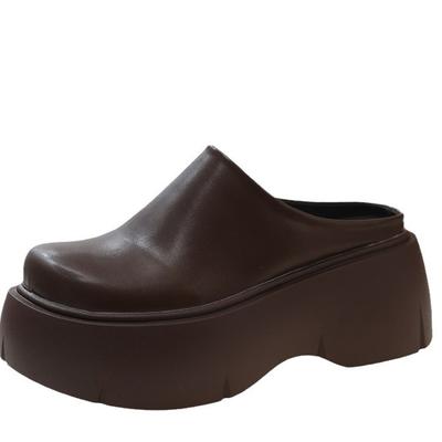 Moda 2024 Designer Fad Sandálias Novo Casual Caminhada Chinelos Femininos Primavera Flats Plataforma Mules Sapatos Femininos Chinelos Slingback Sapatos