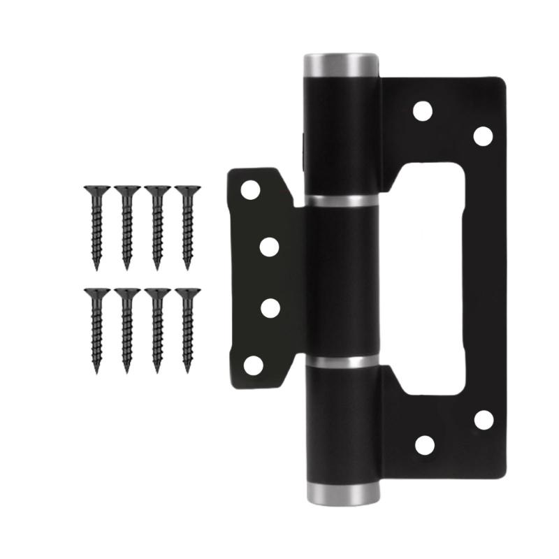 Aluminum Alloys Door Closing Device Automatic Door Closer Concealed Door Hinges Hardware Soft Closing Door Stop