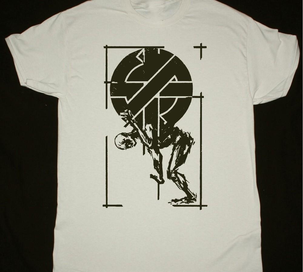 LOGO AND MAN Retro Crass Band Shirt Classic White Unisex S-5XL ND1480 Unisex T-Shirt XXXXL