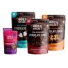 Open Secret Valentine Gift Chocolate Almond Brownie (Pack 6), Dark Coconut Caramel Chocolate (Pack 4)  Zero Refined Sugar No Maida Guilt