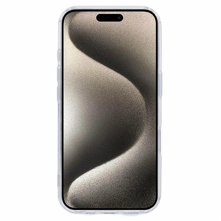 WANLONFENG LM Series For iPhone 16 Clear Phone Case Compatible with MagSafe with Screen Film (Big Lens Hole)